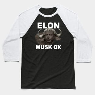 Elon Musk Ox Baseball T-Shirt